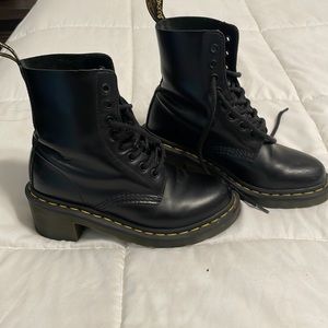 Dr Martens Combat Black Boots
